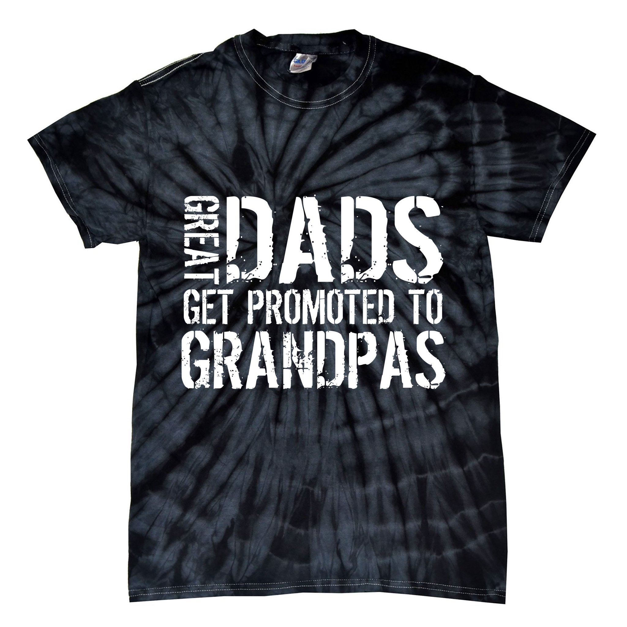 Great Dads Get Promoted To Grandpas Tie-Dye T-Shirt