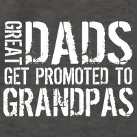 Great Dads Get Promoted To Grandpas Vector Backpack