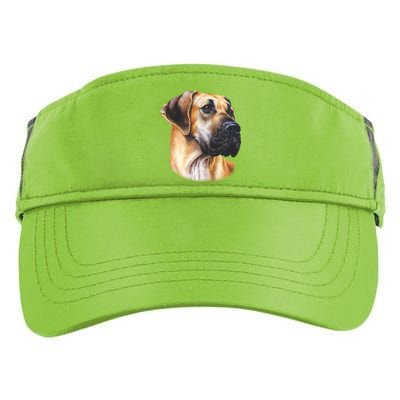 Great Dane Face Adult Drive Performance Visor