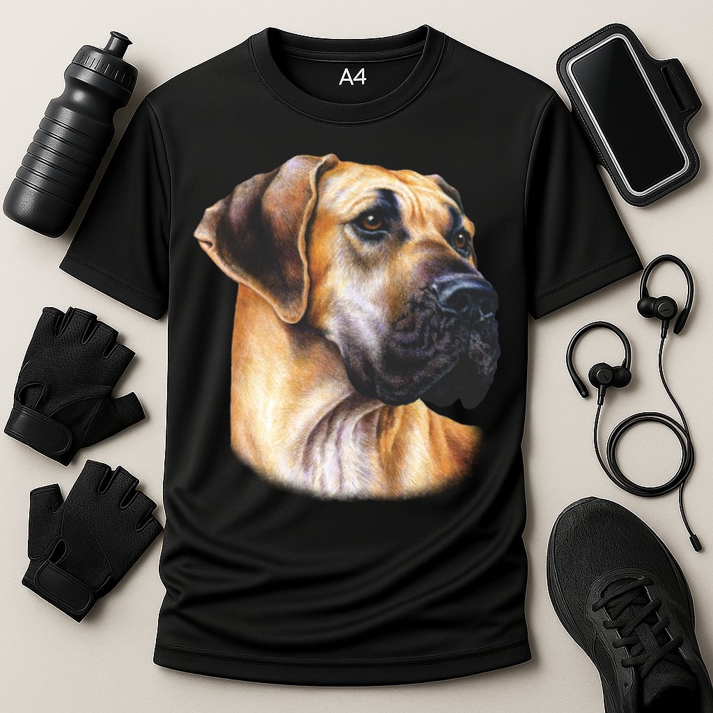 Great Dane Face Cooling Performance Crew T-Shirt