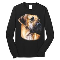 Great Dane Face Long Sleeve Shirt