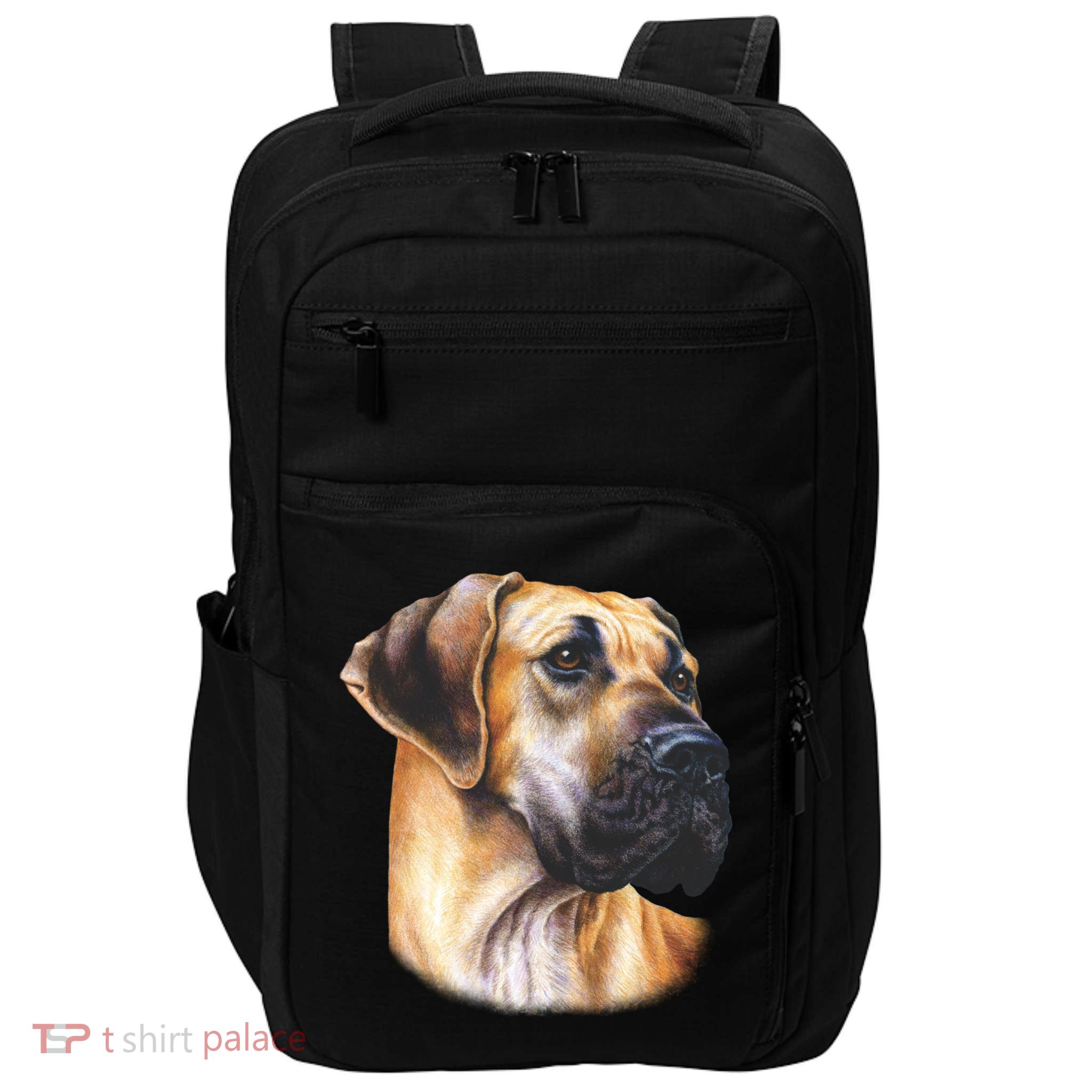 Great Dane Face Impact Tech Backpack