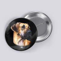 Great Dane Face Button