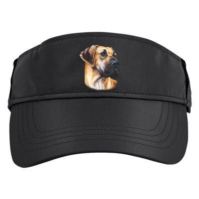 Great Dane Face Adult Drive Performance Visor