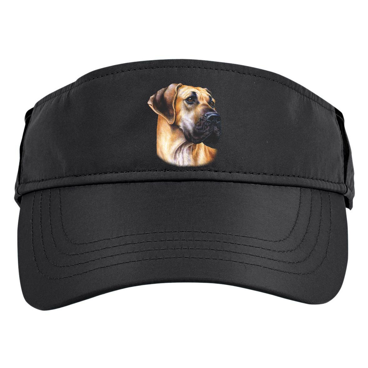 Great Dane Face Adult Drive Performance Visor