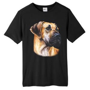 Great Dane Face Tall Fusion ChromaSoft Performance T-Shirt