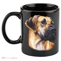 Great Dane Face 11oz C Handle Ceramic Mug