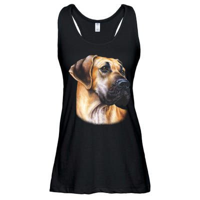 Great Dane Face Ladies Essential Flowy Tank