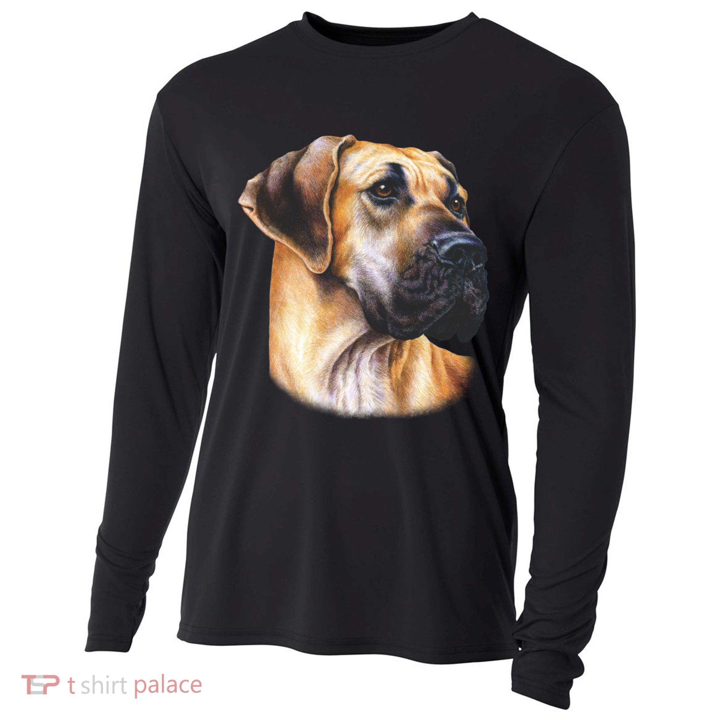 Great Dane Face Cooling Performance Long Sleeve Crew