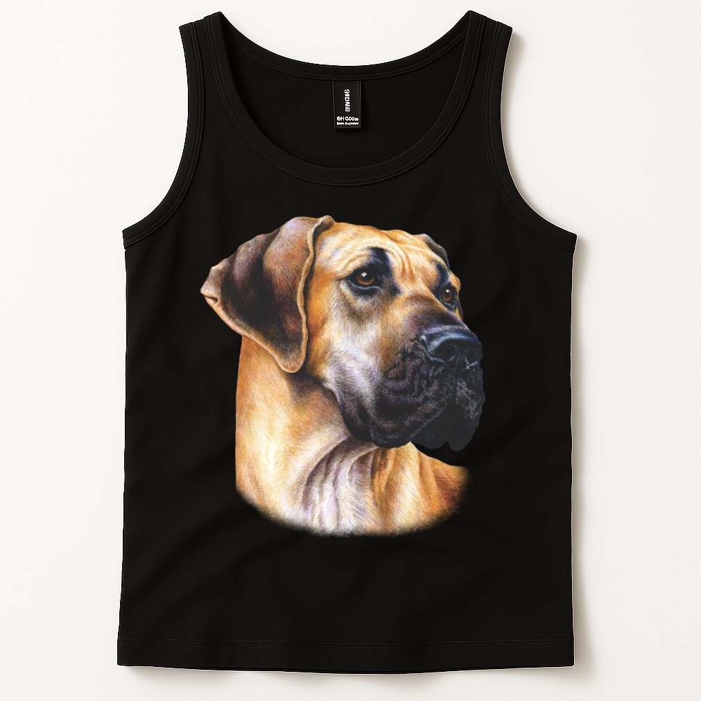 Great Dane Face Tank Top