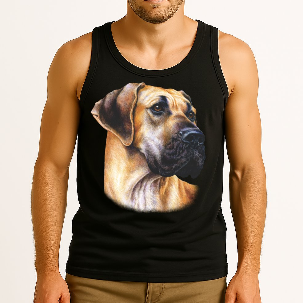 Great Dane Face Tank Top