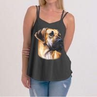 Great Dane Face Women's Strappy Tank