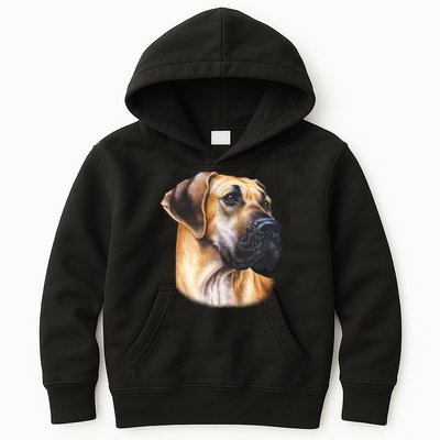Great Dane Face Kids Hoodie