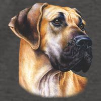Great Dane Face Vector Backpack