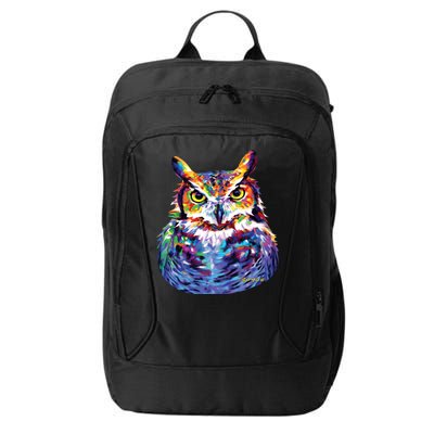 Great Horned Owl City Backpack