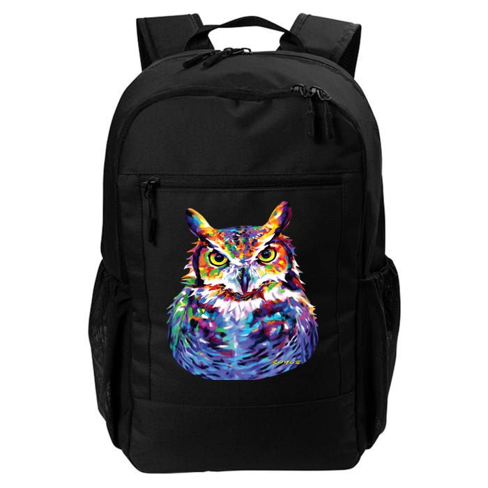 Great Horned Owl Daily Commute Backpack