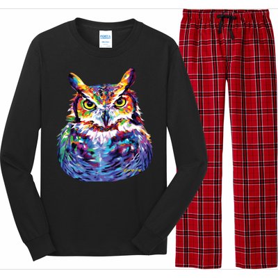 Great Horned Owl Long Sleeve Pajama Set