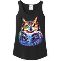 Great Horned Owl Ladies Essential Tank