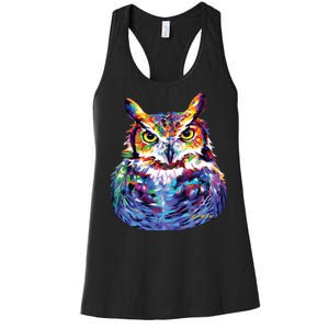 Great Horned Owl Women's Racerback Tank