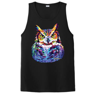 Great Horned Owl PosiCharge Competitor Tank