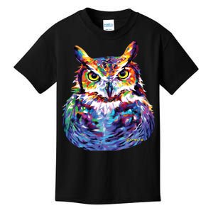 Great Horned Owl Kids T-Shirt