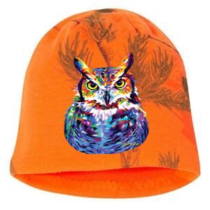 Great Horned Owl Kati - Camo Knit Beanie