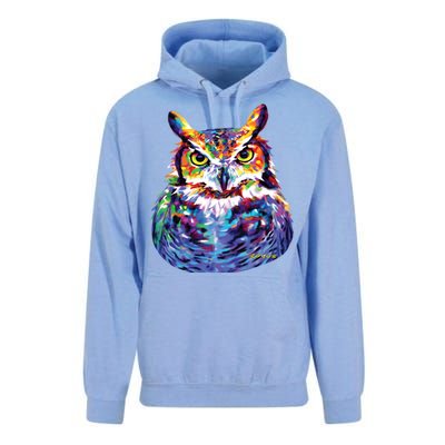 Great Horned Owl Unisex Surf Hoodie