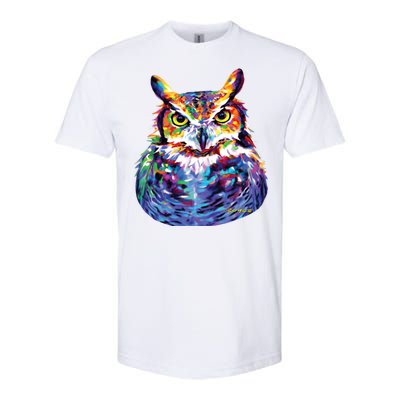 Great Horned Owl Softstyle® CVC T-Shirt