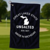 Great Lakes State Unsalted Est 1837 Made In Michigan Golf Towel