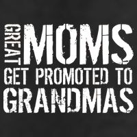 Great Moms Get Promoted To Grandmas 7 Panel Mesh Trucker Snapback Hat