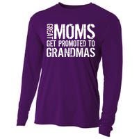 Great Moms Get Promoted To Grandmas Cooling Performance Long Sleeve Crew