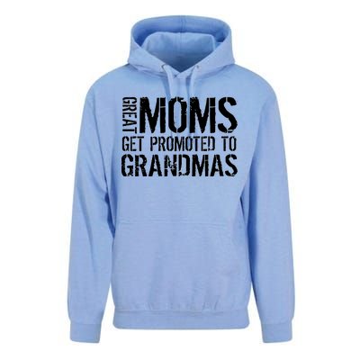 Great Moms Get Promoted To Grandmas Unisex Surf Hoodie