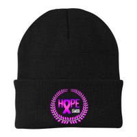 Great Seal Of Hope Breast Cancer Ribbon Beanie