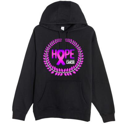 Great Seal Of Hope Breast Cancer Ribbon Premium Pullover Hoodie