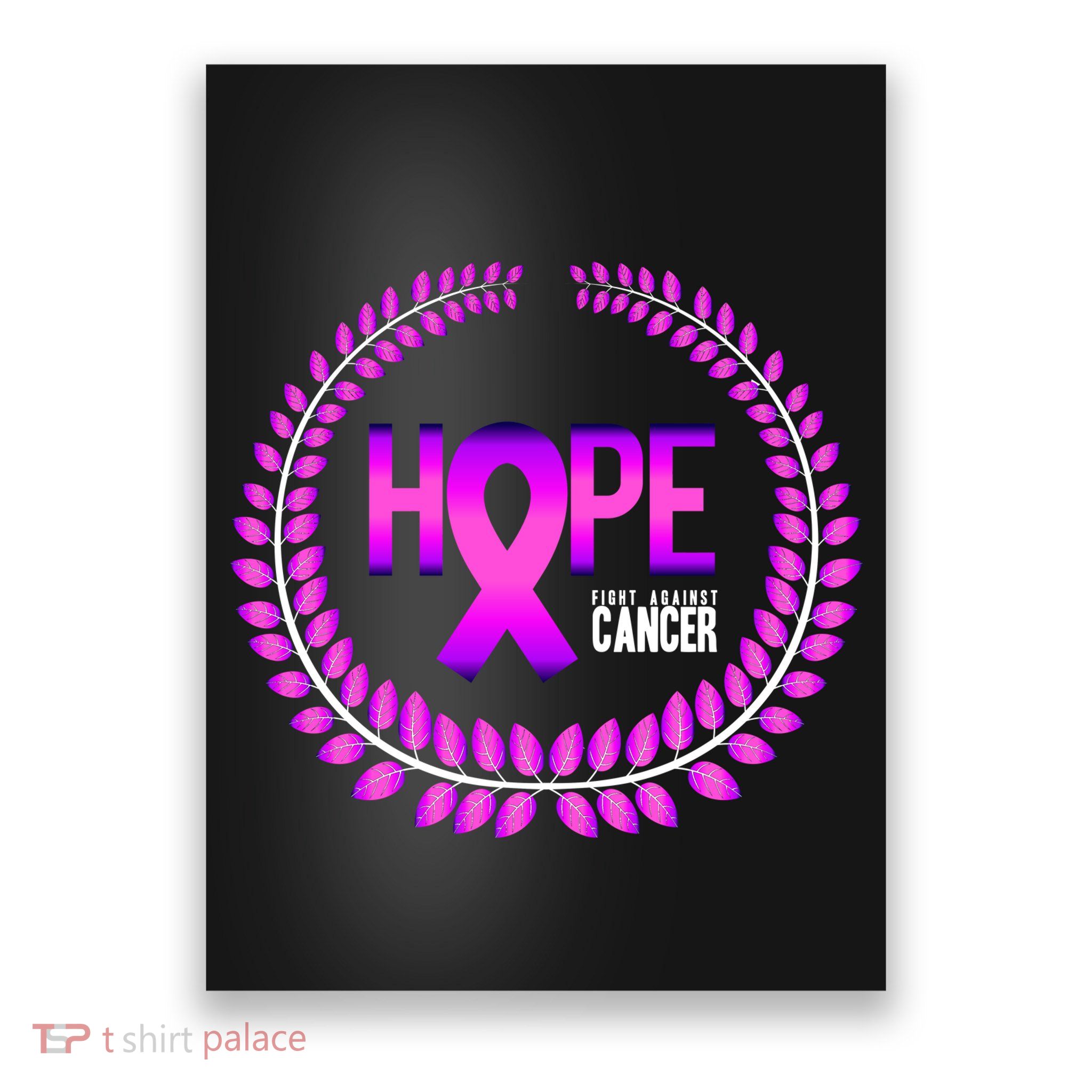 Great Seal Of Hope Breast Cancer Ribbon Poster