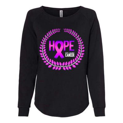 Great Seal Of Hope Breast Cancer Ribbon Womens California Wash Sweatshirt