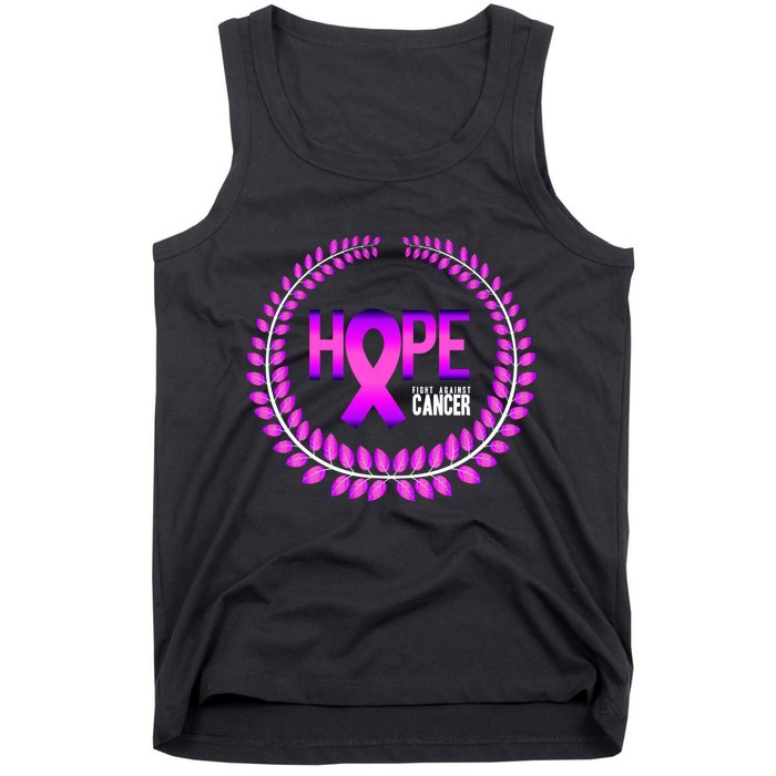Great Seal Of Hope Breast Cancer Ribbon Tank Top