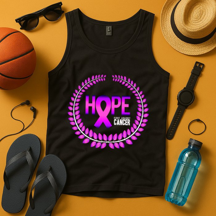 Great Seal Of Hope Breast Cancer Ribbon Tank Top