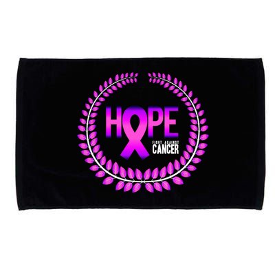 Great Seal Of Hope Breast Cancer Ribbon Microfiber Hand Towel