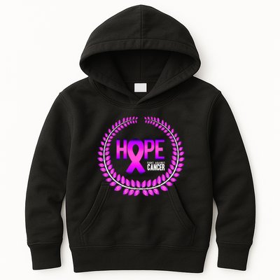 Great Seal Of Hope Breast Cancer Ribbon Kids Hoodie