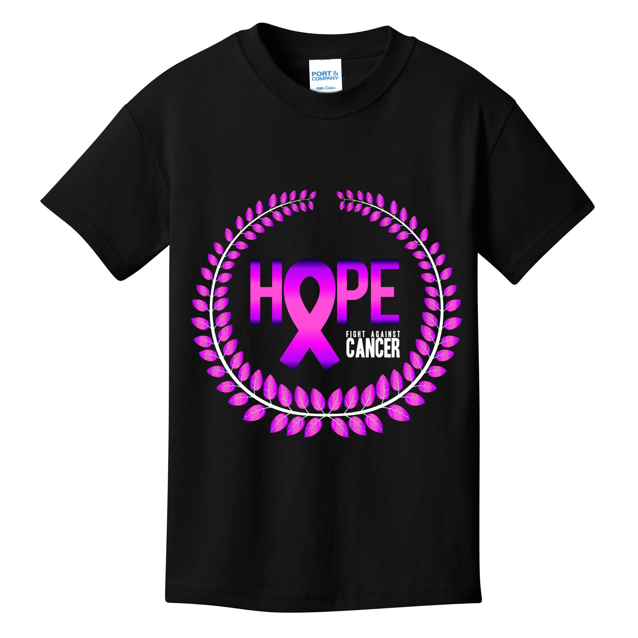 Great Seal Of Hope Breast Cancer Ribbon Kids T-Shirt