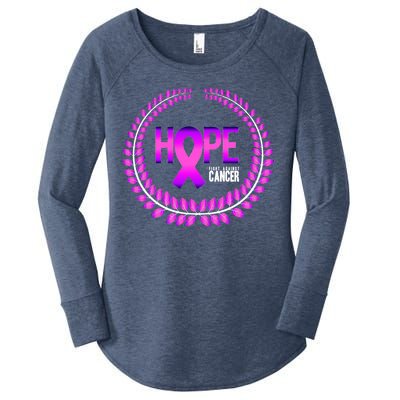 Great Seal Of Hope Breast Cancer Ribbon Women's Perfect Tri Tunic Long Sleeve Shirt