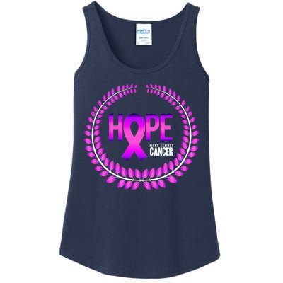 Great Seal Of Hope Breast Cancer Ribbon Ladies Essential Tank