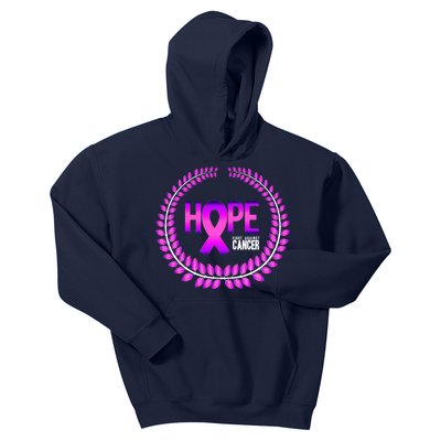 Great Seal Of Hope Breast Cancer Ribbon Kids Hoodie