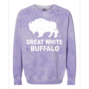 Great White Buffalo Colorblast Crewneck Sweatshirt