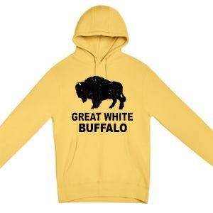 Great White Buffalo Premium Pullover Hoodie