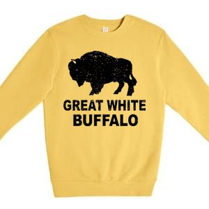 Great White Buffalo Premium Crewneck Sweatshirt