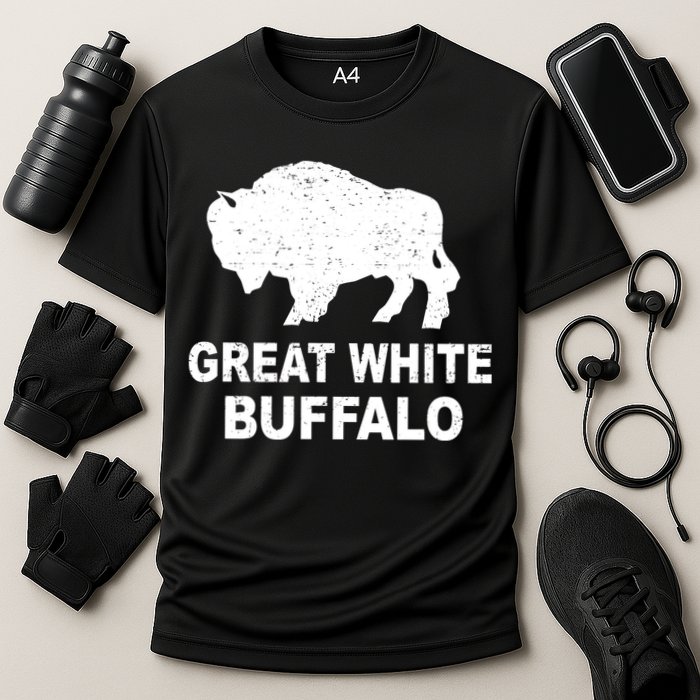 Great White Buffalo Cooling Performance Crew T-Shirt