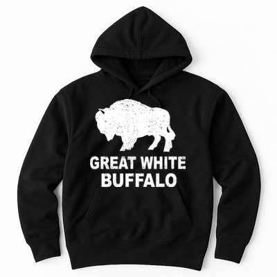 Great White Buffalo Hoodie