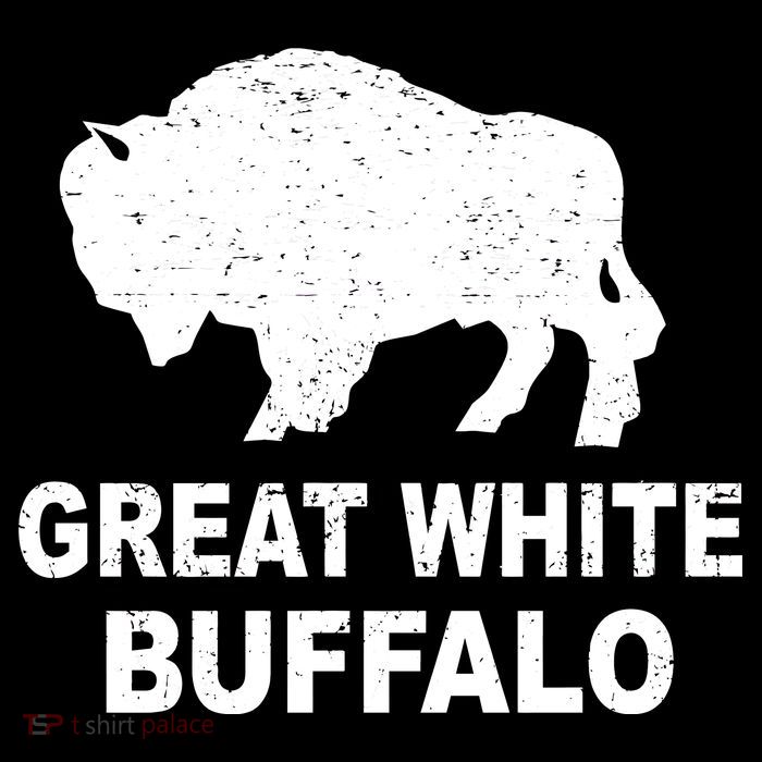 Great White Buffalo Flatbill Hat